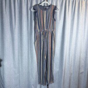 Current Air Jumpsuit Womens X-Small Linen Blend Boho Festival Outdoor Casual‎